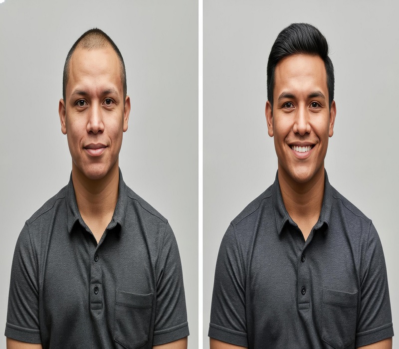 Before & after